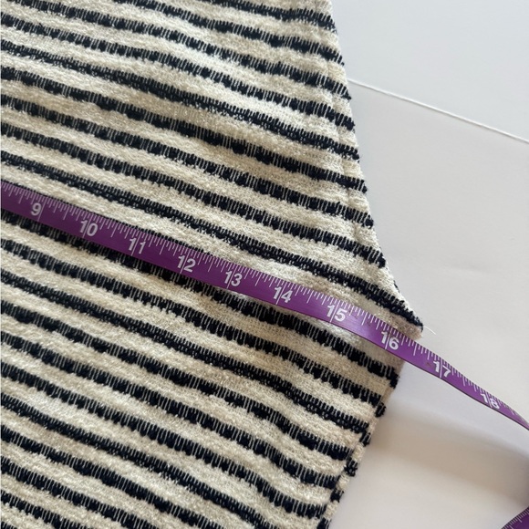 Green Envelope Navy and White Striped Top - Picture 6 of 7